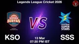KSO vs SSS Dream11 Prediction, Preview & Updates - <small>Fri, 13 Mar 07:30 PM IST</small>