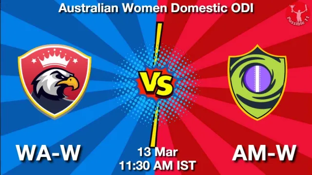 WA vs AM Match Previews and Cricket Tips