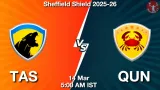 TAS vs QUN Dream11 Prediction, Preview & Updates - <small>Sat, 14 Mar 05:00 AM IST</small>