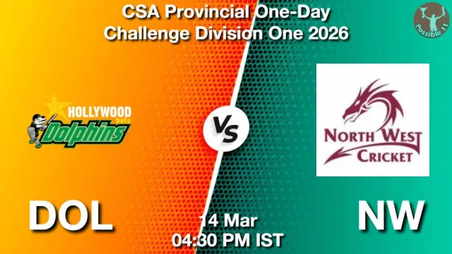 DOL vs NW ड्रीम11 भविष्यवाणी, फैंटेसी क्रिकेट टीम - 14 मार्च 2026