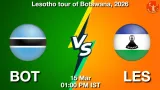 BOT vs LES Dream11 Prediction, Preview & Updates - <small>Sun, 15 Mar 01:00 PM IST</small>