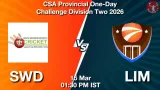 SWD vs LIM Dream11 Prediction, Preview & Updates - <small>Sun, 15 Mar 01:30 PM IST</small>