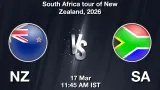 NZ vs SA Dream11 Prediction, Preview & Updates - <small>Tue, 17 Mar 11:45 AM IST</small>
