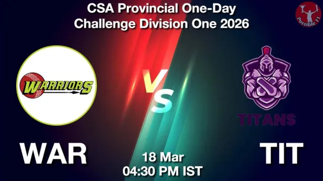 WAR vs TIT Match Previews and Cricket Tips