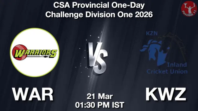 WAR vs KWZ Match Previews and Cricket Tips