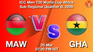 MAW vs GHA - ICC Men