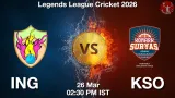 ING vs KSO Dream11 Prediction, Preview & Updates - <small>Thu, 26 Mar 02:30 PM IST</small>