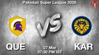 QUE vs KAR - Pakistan Super