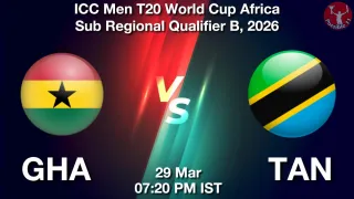 GHA vs TAN - ICC Men