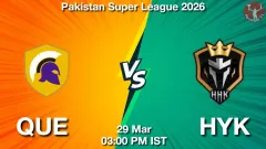 QUE vs HYK Match Preview, Picture