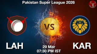 LAH vs KAR - Pakistan Super