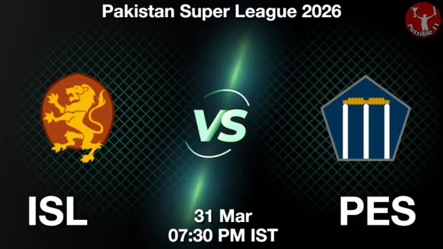 ISL vs PES Match Previews and Cricket Tips
