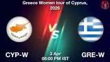 CYP-W vs GRE-W Dream11 Prediction - <small>Fri, 03 Apr 06:00 PM IST</small>