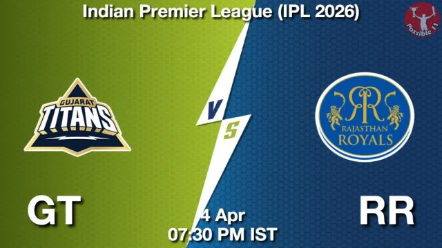 GT vs RR Match Previews and Cricket Tips