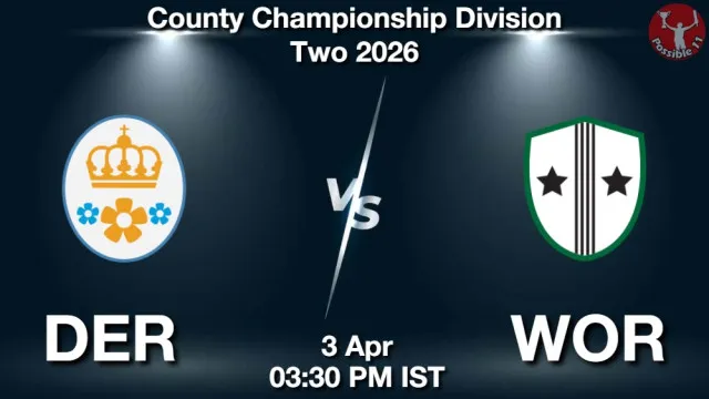 DER vs WOR Match Previews and Cricket Tips