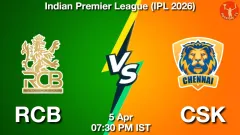 RCB vs CSK Match Preview, Picture