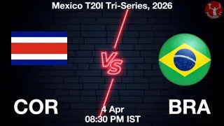 COR vs BRA Matcch Previews