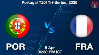 POR vs FRA POR vs FRA - Portugal T20I