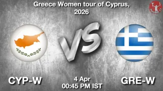 CYP-W vs GRE-W - Greece Women