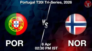 POR vs NOR - Portugal T20I