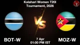 BOT-W vs MOZ-W Dream11 Prediction - <small>Tue, 07 Apr 01:00 PM IST</small>