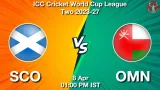 SCO vs OMN Dream11 Prediction, Preview & Updates - <small>Wed, 08 Apr 01:00 PM IST</small>