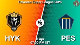 HYK vs PES - Pakistan Super