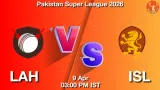LAH vs ISL Dream11 Prediction, Preview & Updates - <small>Thu, 09 Apr 03:00 PM IST</small>