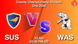 SUS vs WAS Dream11 Prediction, Preview & Updates - <small>Fri, 10 Apr 03:30 PM IST</small>