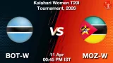 BOT-W vs MOZ-W Dream11 Prediction - <small>Sat, 11 Apr 12:45 PM IST</small>