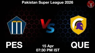 PES vs QUE - Pakistan Super