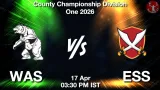 WAS vs ESS Dream11 Prediction, Preview & Updates - <small>Fri, 17 Apr 03:30 PM IST</small>