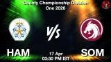 HAM vs SOM Dream11 Prediction, Preview & Updates - <small>Fri, 17 Apr 03:30 PM IST</small>