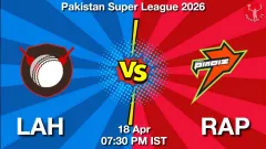 LAH vs RAP Match Preview, Picture