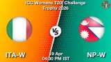 ITA-W vs NP-W Dream11 Prediction - <small>Sun, 19 Apr 04:30 PM IST</small>