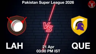LAH vs QUE - Pakistan Super