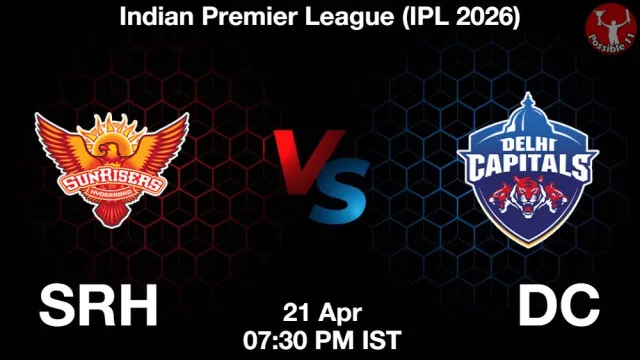 SRH vs DC Match Previews and Cricket Tips