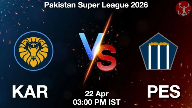 KAR vs PES Match Previews and Cricket Tips