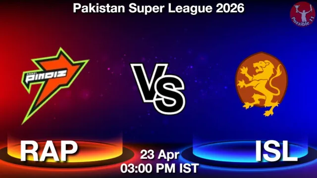 RAP vs ISL Match Previews and Cricket Tips