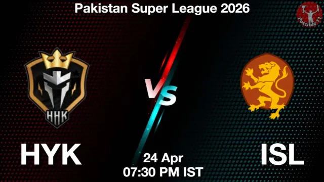 HYK vs ISL Match Previews and Cricket Tips