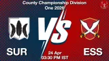 SUR vs ESS Dream11 Prediction, Preview & Updates - <small>Fri, 24 Apr 03:30 PM IST</small>