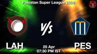 LAH vs PES - Pakistan Super