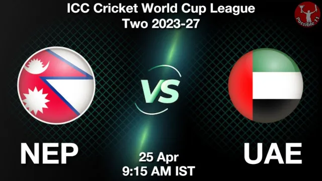 NEP vs UAE Match Previews and Cricket Tips