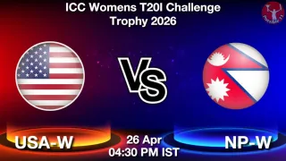 USA-W vs NP-W - ICC Womens