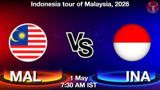 MAL vs INA - Indonesia tour