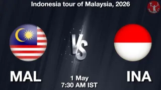MAL vs INA - Indonesia tour