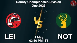 LEI vs NOT - County Championship