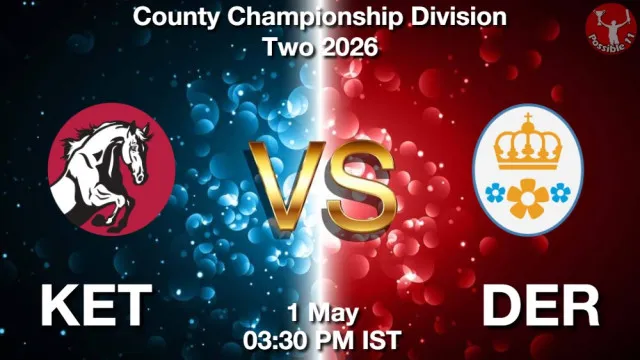 KET vs DER Match Previews and Cricket Tips