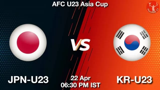 JPN-U23 vs KR-U23 ड्रीम11 भविष्यवाणी, फैंटेसी क्रिकेट टीम - 22 अप्रैल 2024