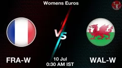 FRA-W vs WAL-W Match Result